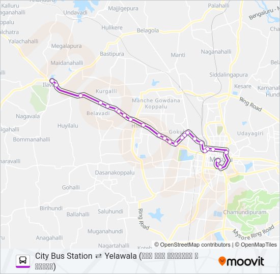 266 Bus Line Map