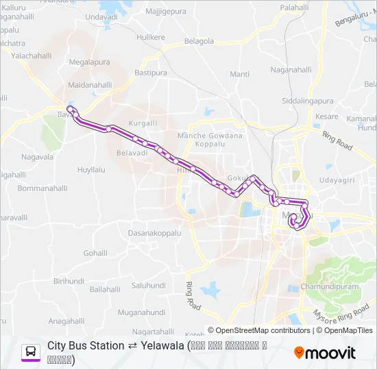 266 Bus Line Map