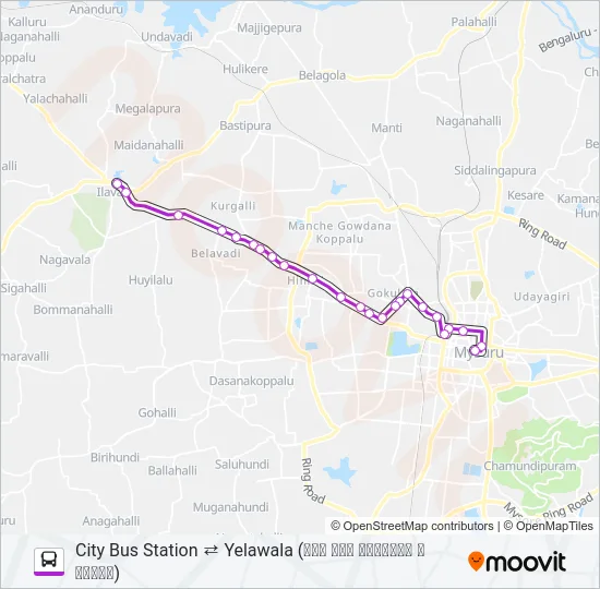 266 Bus Line Map