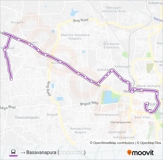 270 Bus Line Map