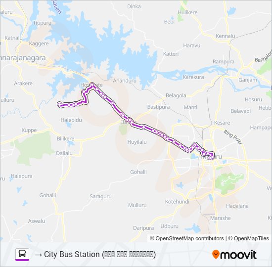 275 bus Line Map