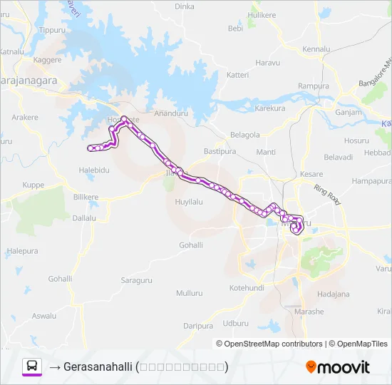 276 Bus Line Map