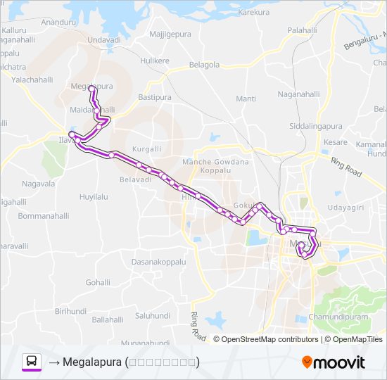 277 Bus Line Map