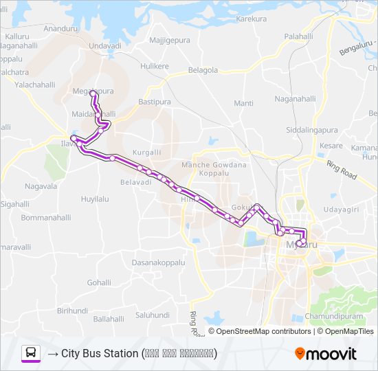 277 Bus Line Map