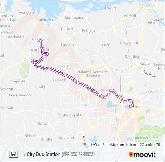 277 Bus Line Map