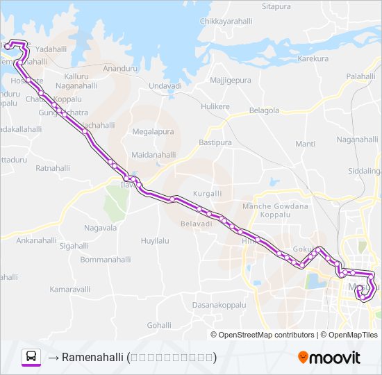 278 Bus Line Map