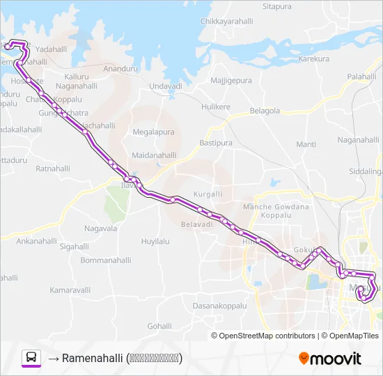 278 Bus Line Map