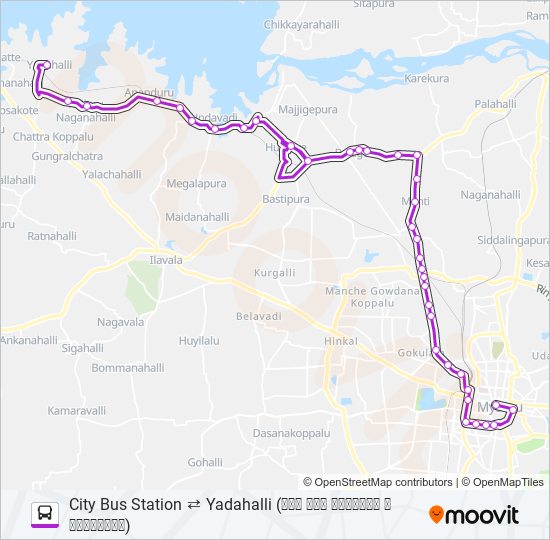 306 bus Line Map