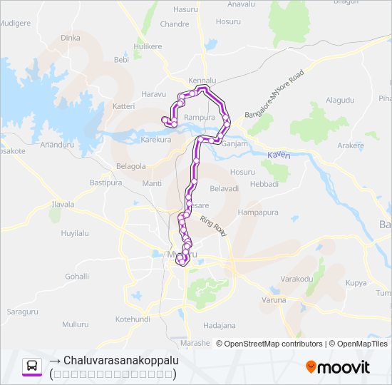 312 Bus Line Map