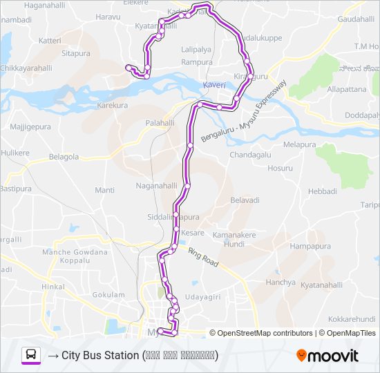 312 Bus Line Map