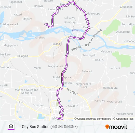 312 Bus Line Map