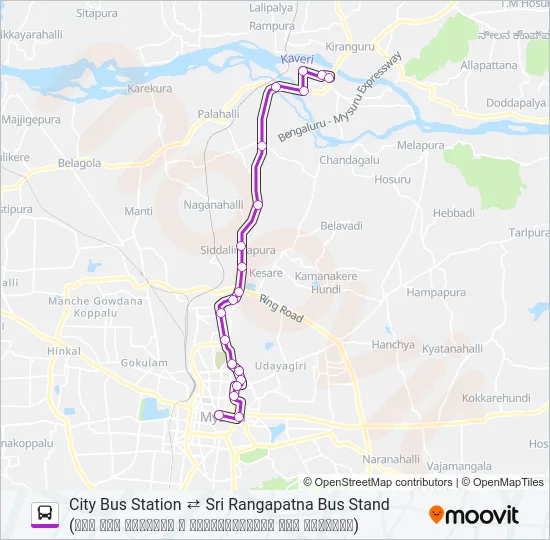 313 Bus Line Map