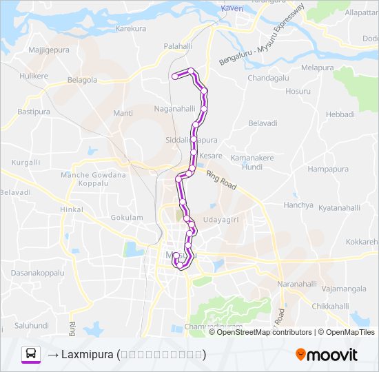 315 Bus Line Map