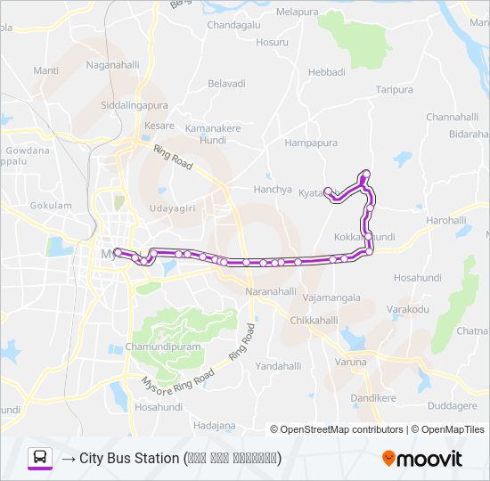 324 Bus Line Map