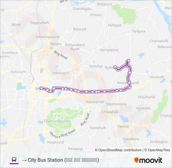 324 Bus Line Map