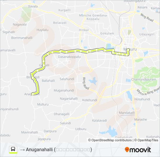 327 bus Line Map