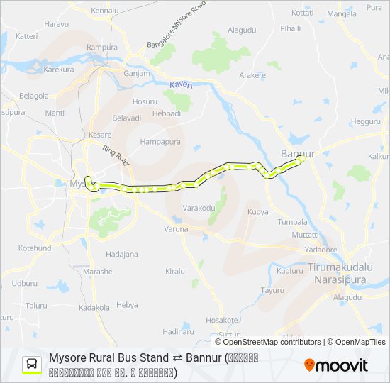 329 bus Line Map