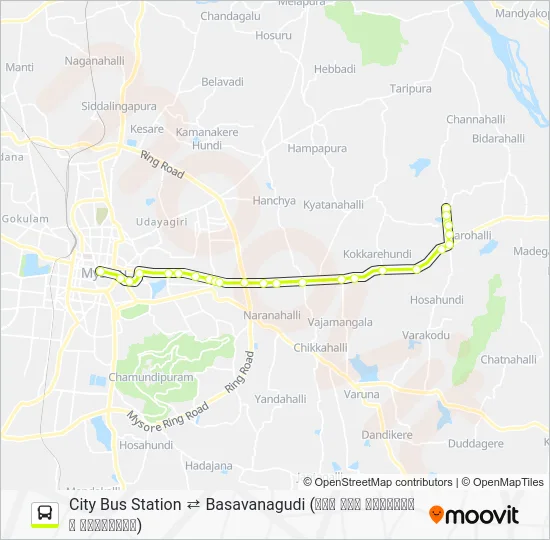 333 Bus Line Map