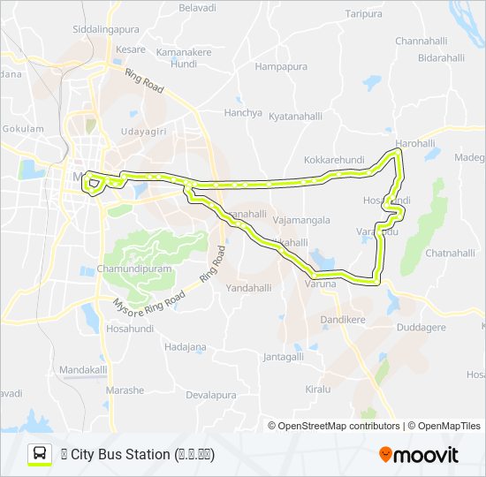 336 bus Line Map