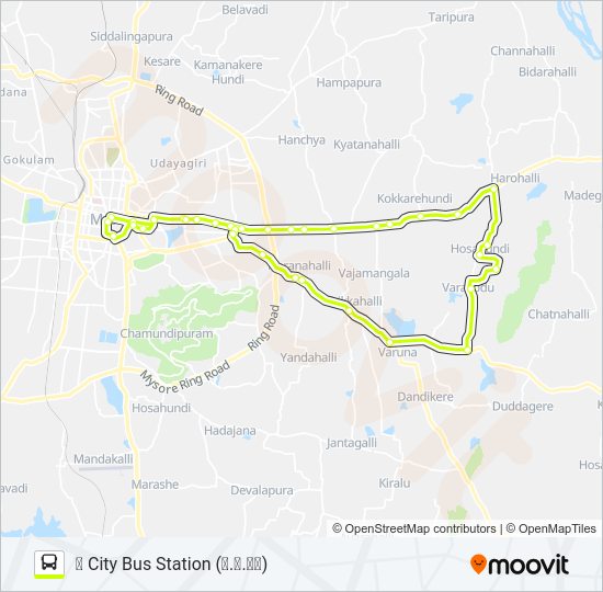 336 Bus Line Map