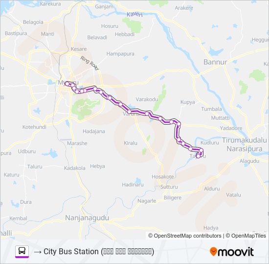 342 bus Line Map