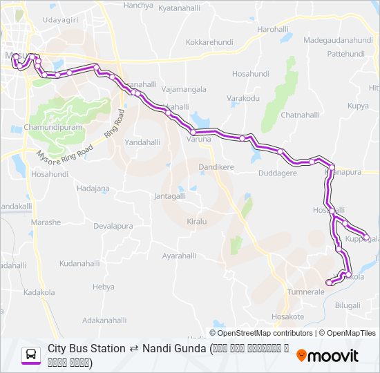 344 Bus Line Map