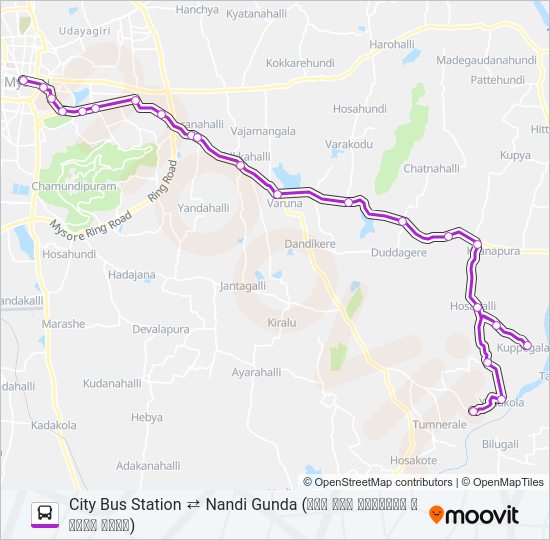 344 Bus Line Map