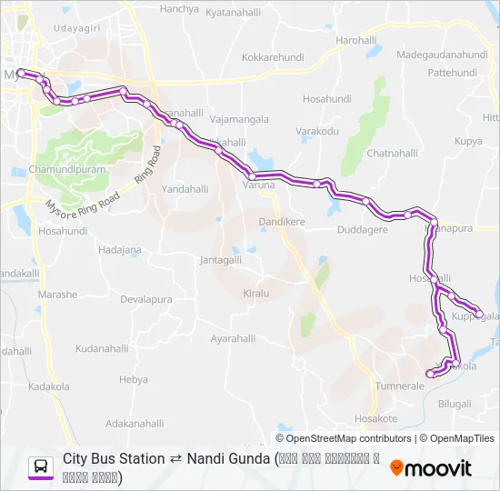 344 Bus Line Map