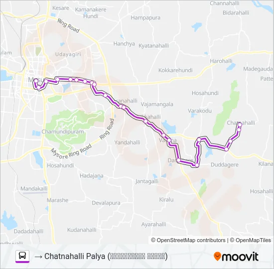 345 Bus Line Map