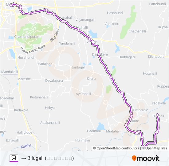 346 bus Line Map