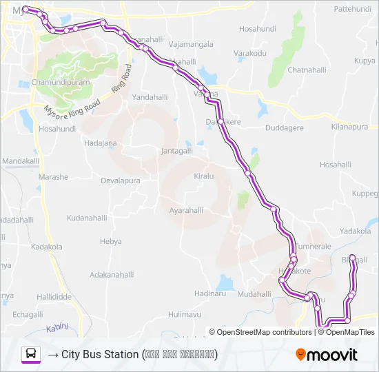 346 Bus Line Map