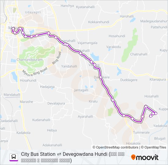 347 Bus Line Map