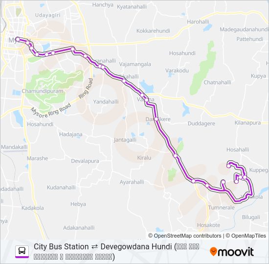 347 Bus Line Map