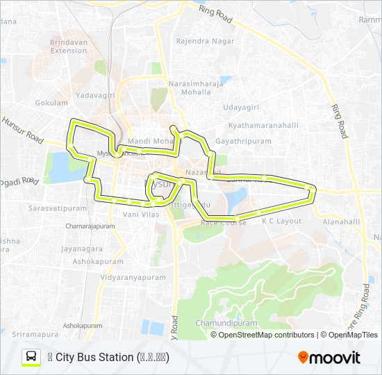 501 Bus Line Map