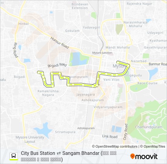 51A Bus Line Map