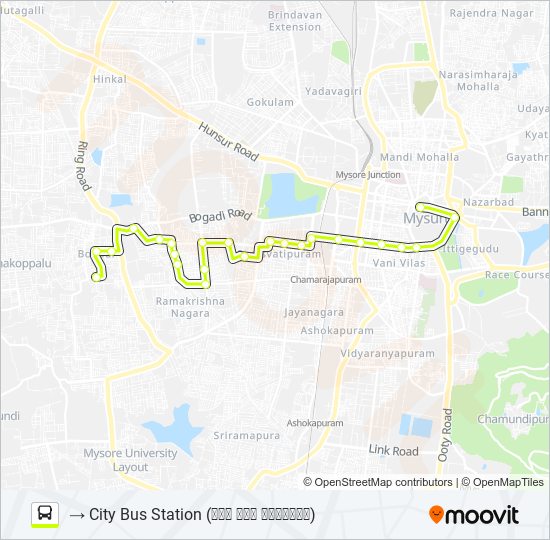 51C bus Line Map