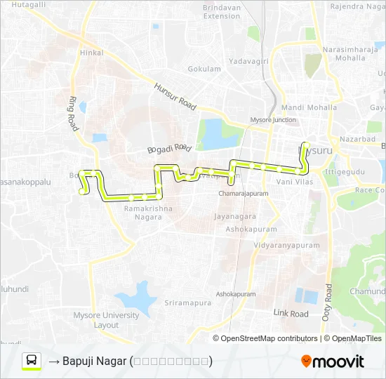 51C Bus Line Map