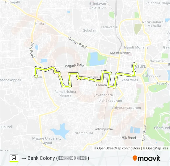 51D Bus Line Map