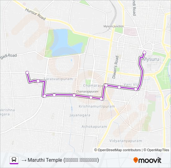 51M Bus Line Map