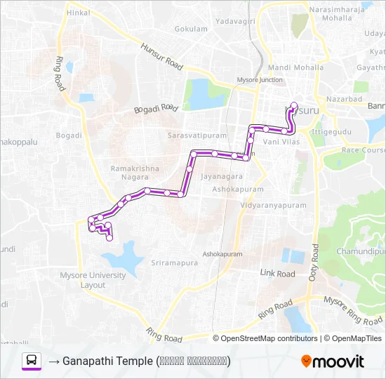 62D Bus Line Map