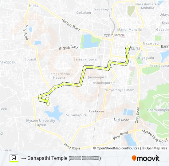 62F bus Line Map