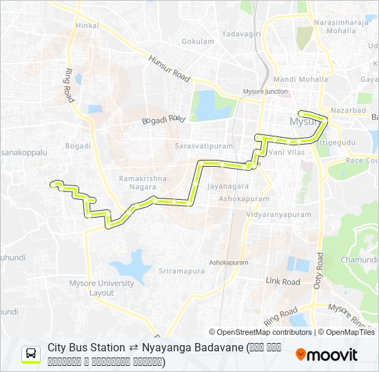 62G bus Line Map