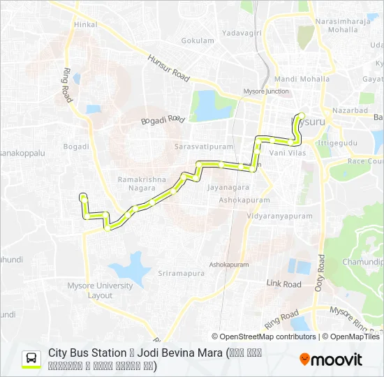 62H Bus Line Map