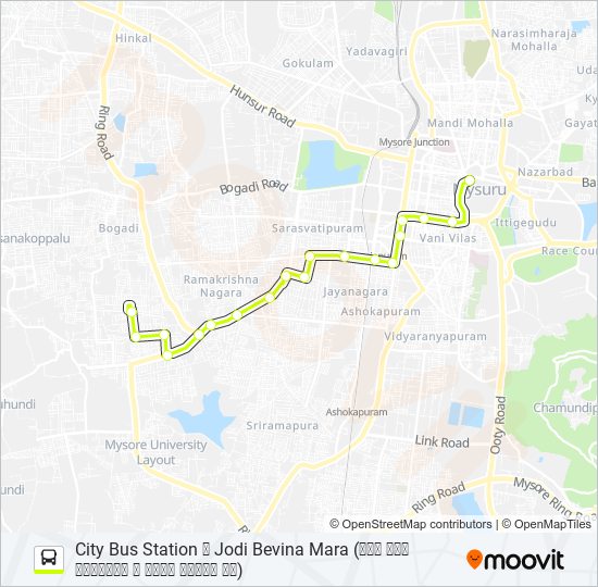 62H bus Line Map