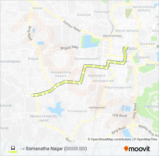 62S Bus Line Map