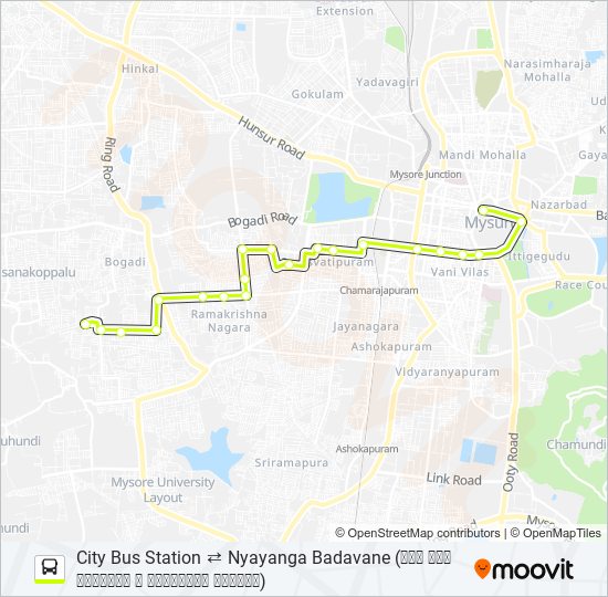 69G bus Line Map