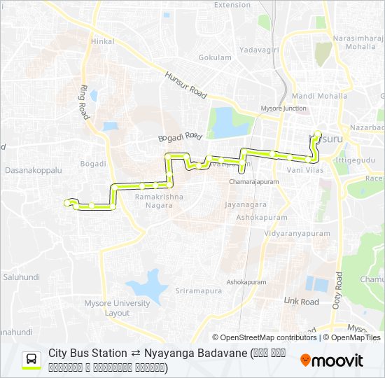 69G bus Line Map