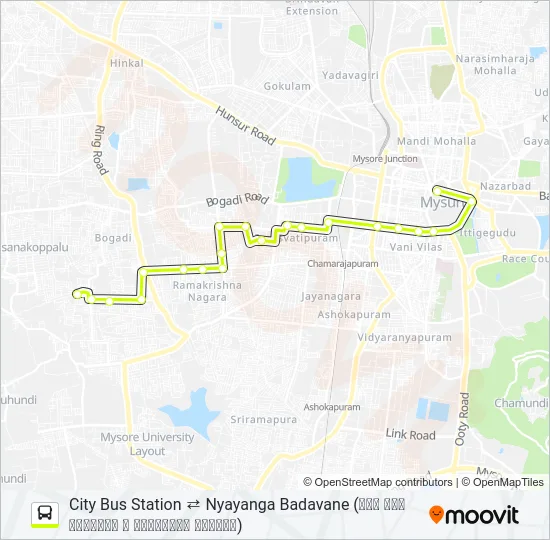 69G Bus Line Map
