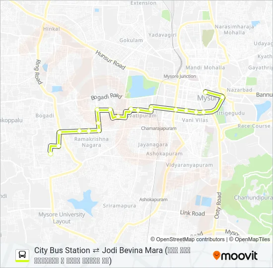 69J Bus Line Map