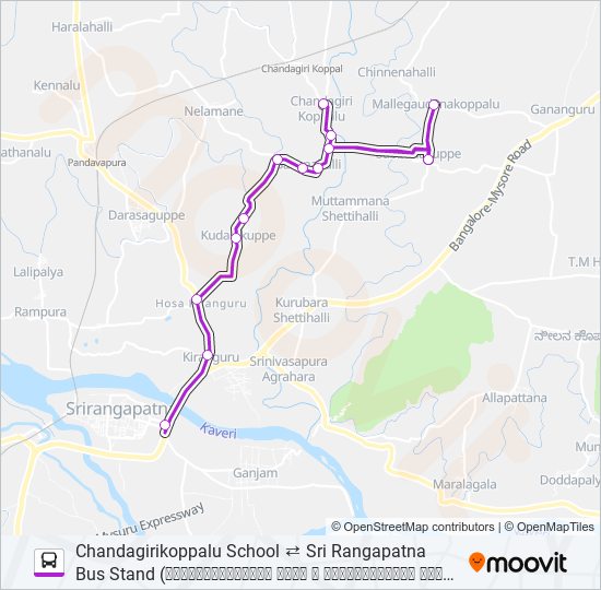 75C bus Line Map